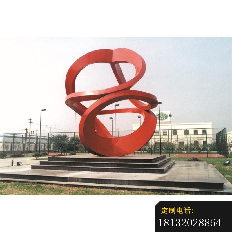 抽象不锈钢雕塑 企业不锈钢雕塑_800*800