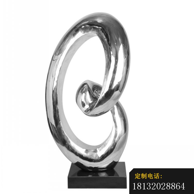 抽象不锈钢雕塑，公园景观雕塑 (4)_800*800