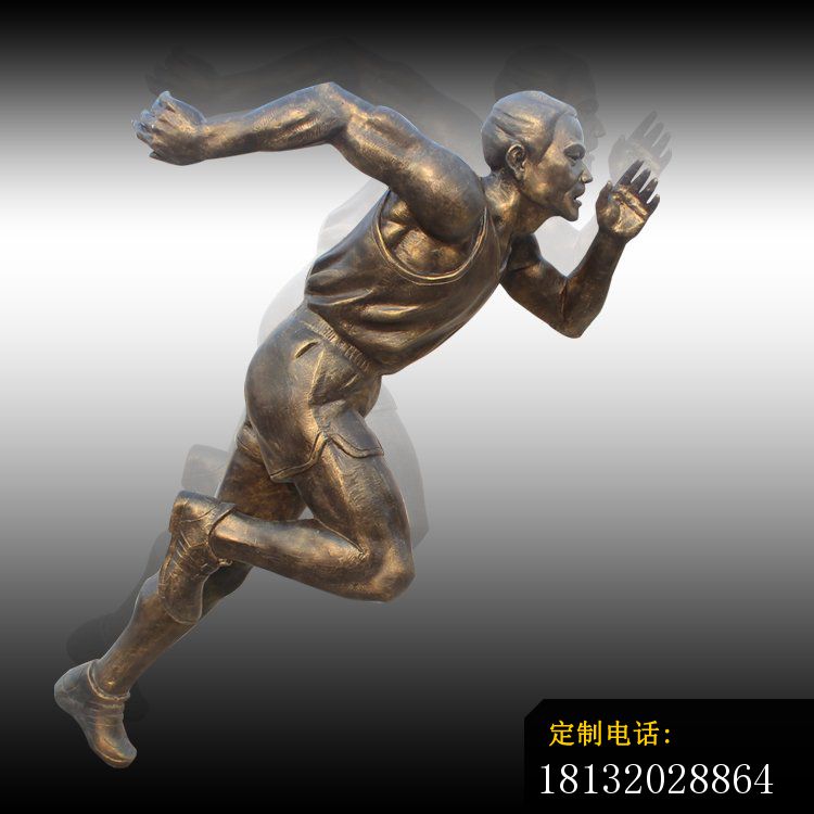 奔跑的人物雕塑，运动健儿雕塑_750*750