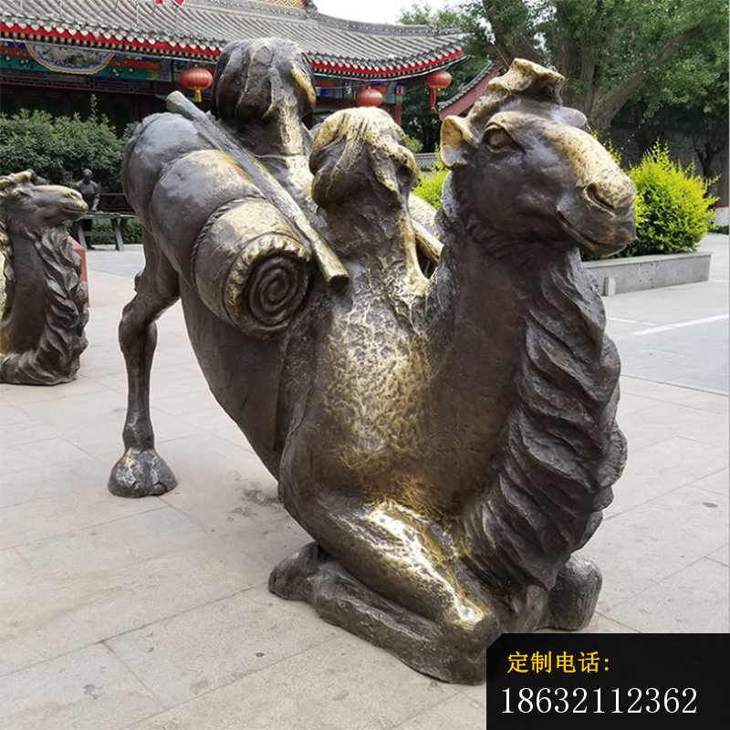 广场铜雕雕骆驼雕塑_800*800