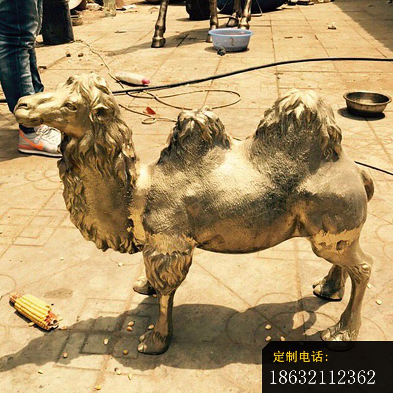 铜雕仿真骆驼雕塑_800*800