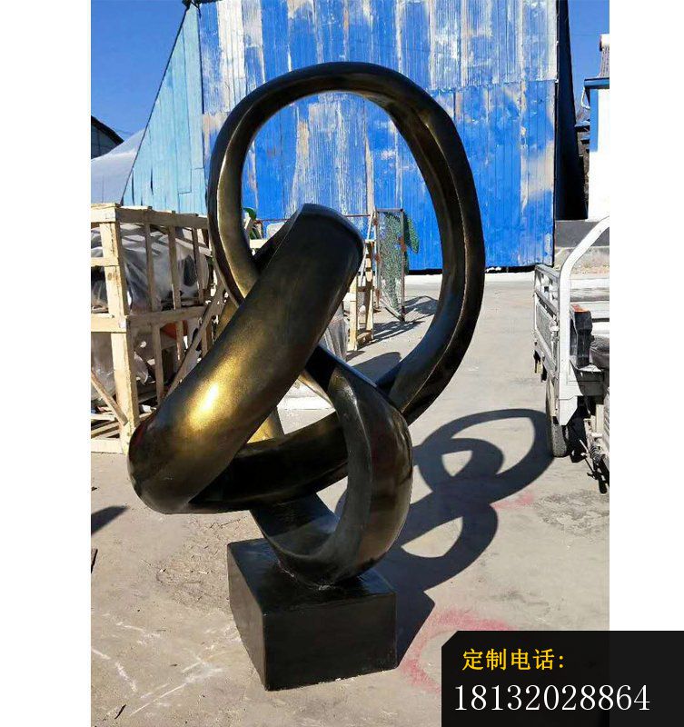 抽象标志雕塑，广场景观雕塑 (6)_753*800
