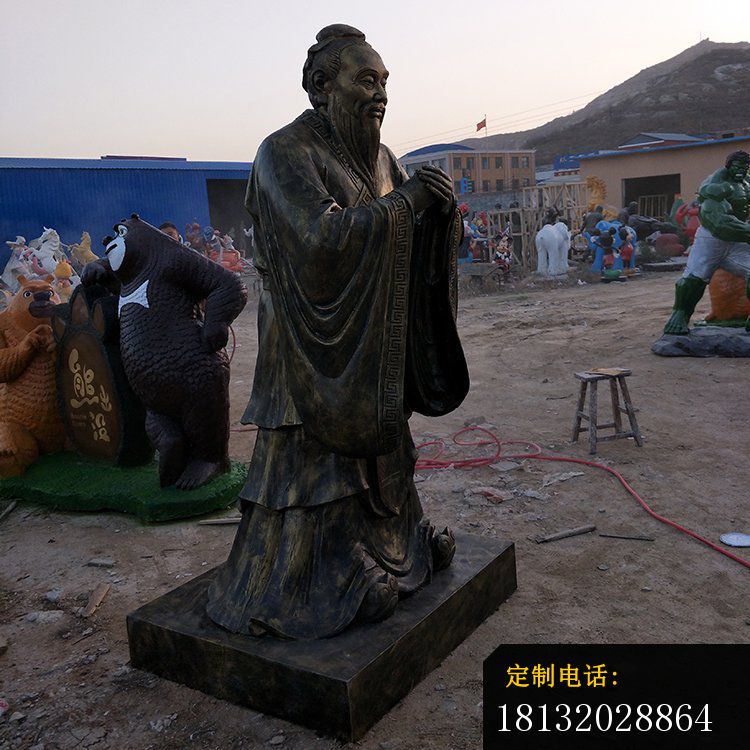 春秋时期人物雕塑，孔子雕塑_750*750