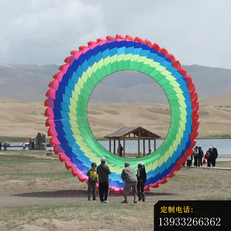 不锈钢彩色圆环雕塑，广场不锈钢雕塑_800*800