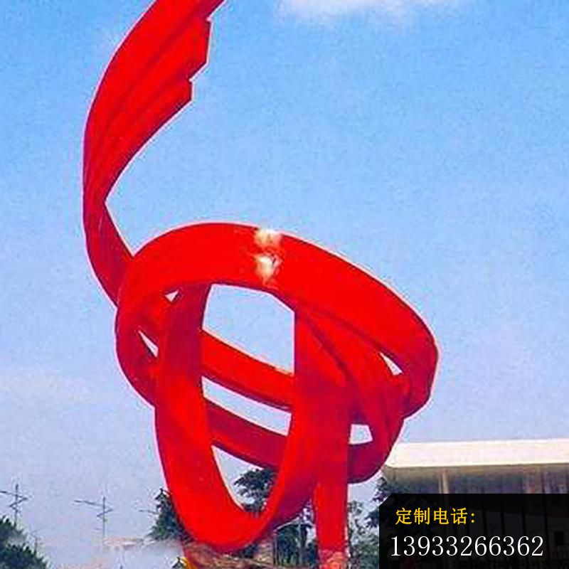不锈钢抽象雕塑   小区景观雕塑 (1)_800*800