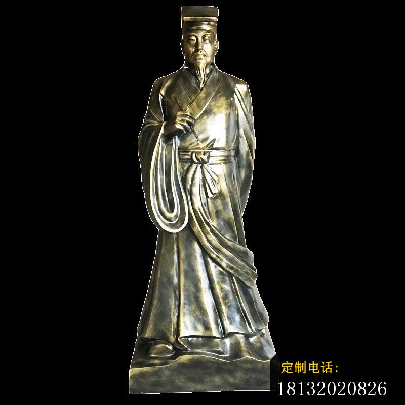 古代书法家王羲之铜雕 (2)[1]_800*800