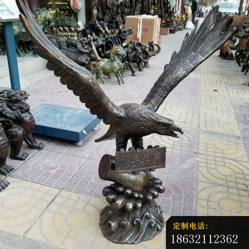 场景老鹰动物铜雕_800*800
