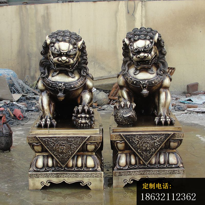 欧式铜雕狮子_800*800