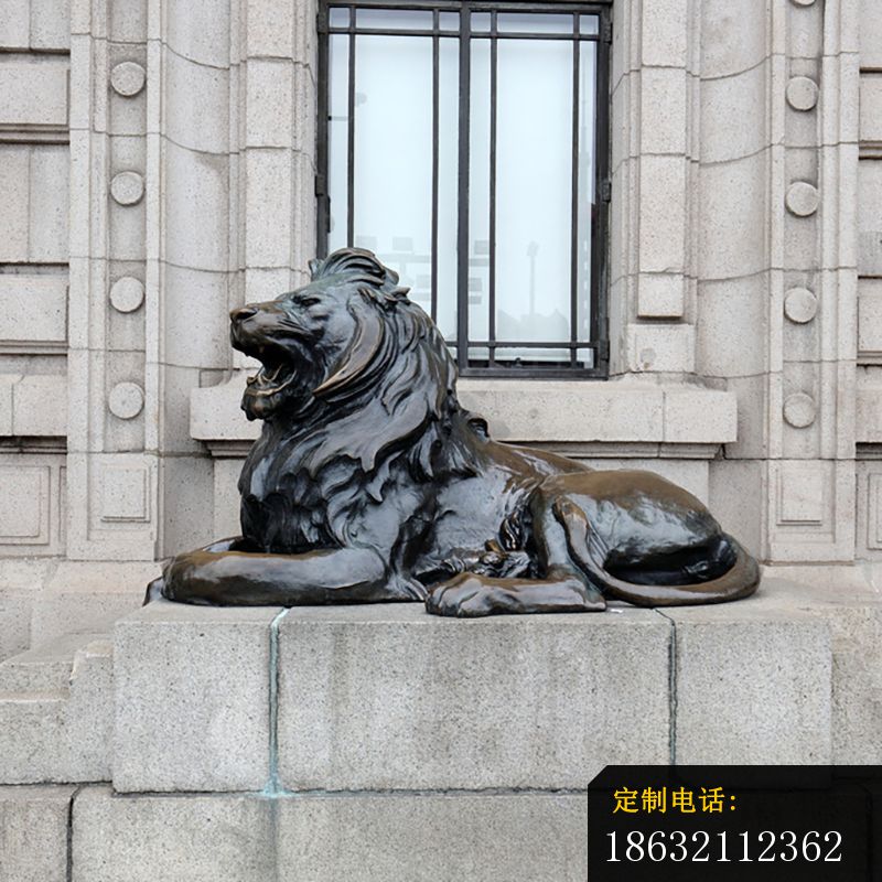 趴着的狮子铜雕_800*800