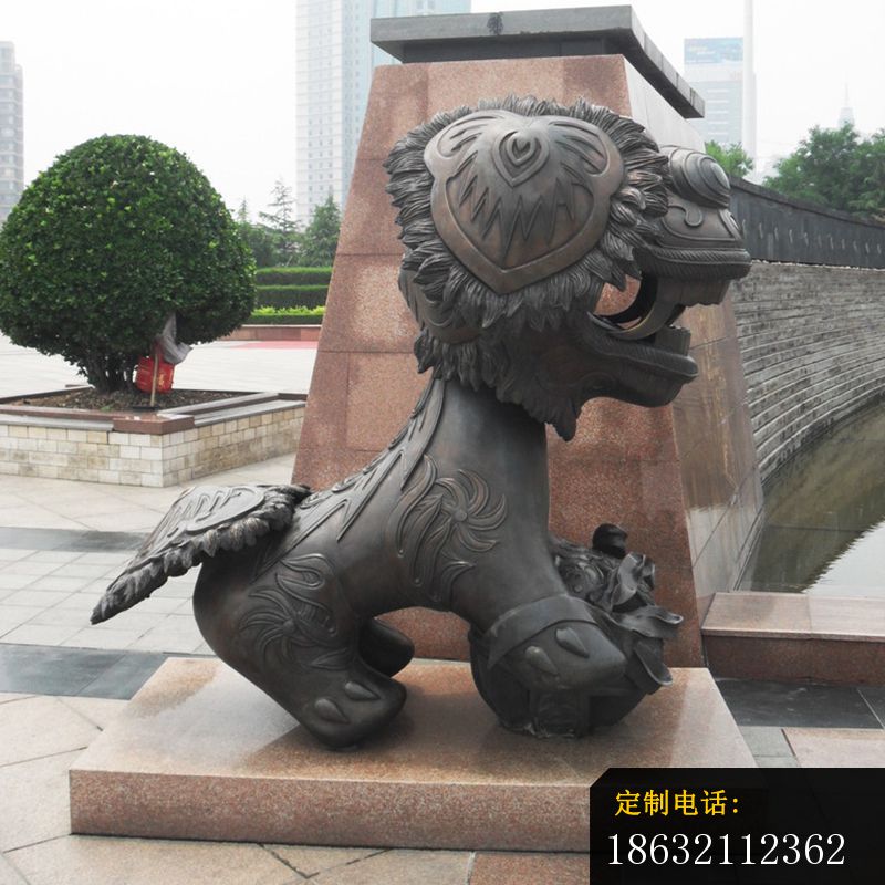 小型铜雕狮子 (2)_800*800