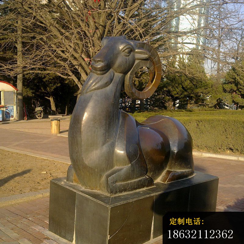 卧式羊铜雕 (3)_800*800