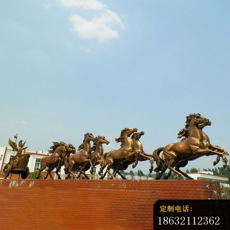 阿波罗战车铜雕，广场景观雕塑 (2)_800*800