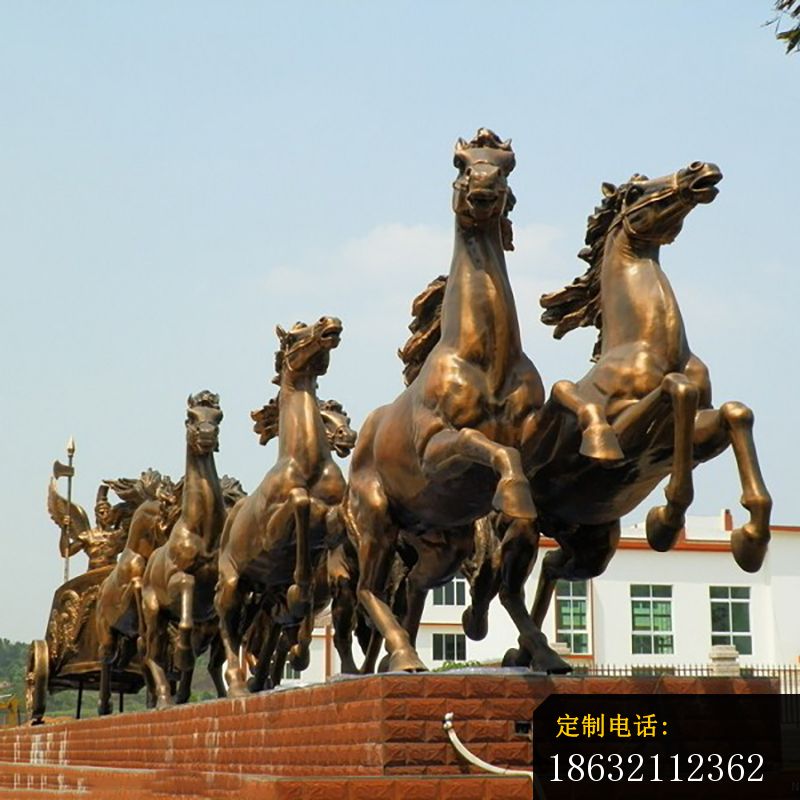 阿波罗战车铜雕，广场景观雕塑 (3)_800*800