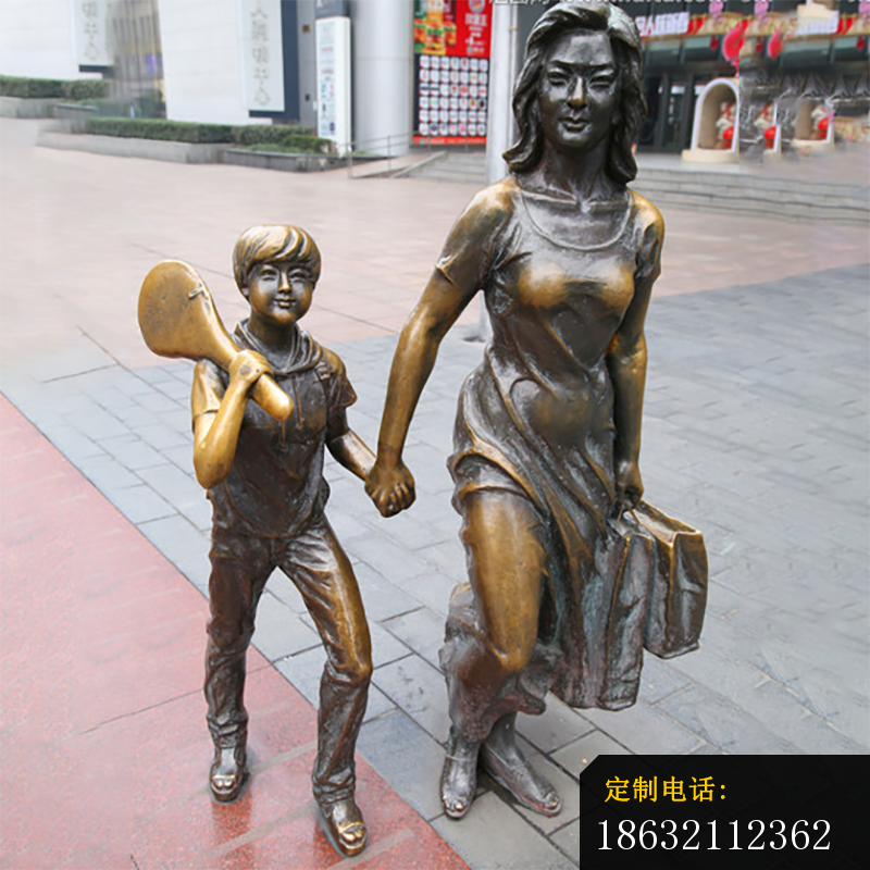 时尚购物铜雕 (5)_800*800