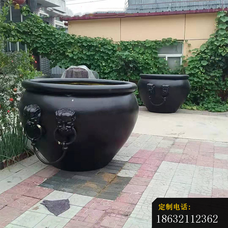 铜雕水缸 (3)_800*800