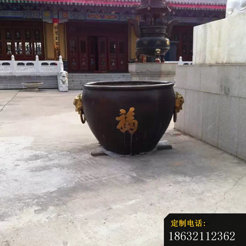 铜水缸，广场水缸铜雕，仿古铜雕_800*800