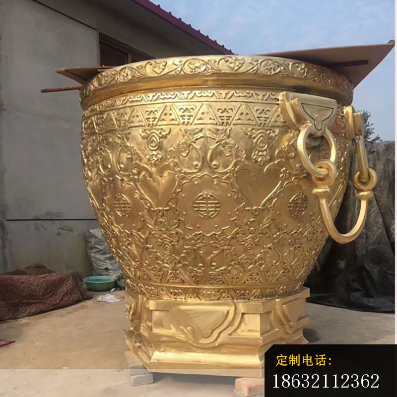 铜雕水缸 (2)_800*800