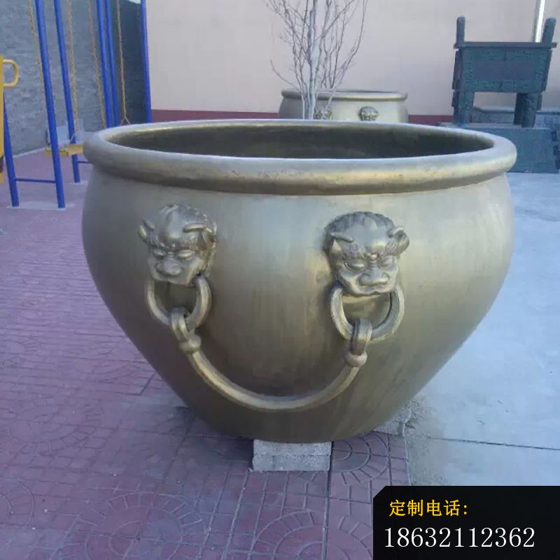 铸铜水缸雕塑 (2)_800*800