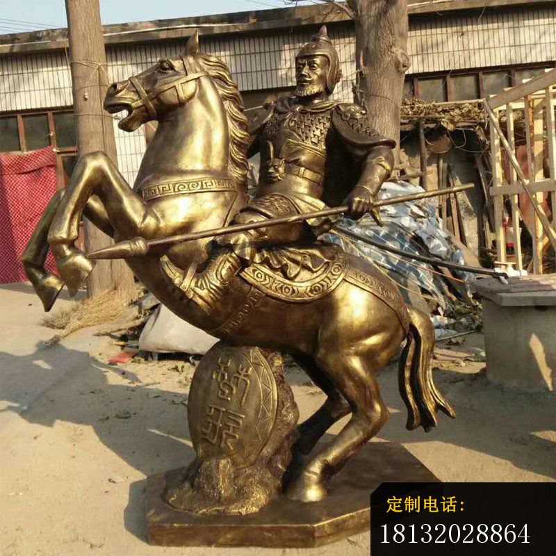 公园景观铜雕，将军骑马雕塑_800*800