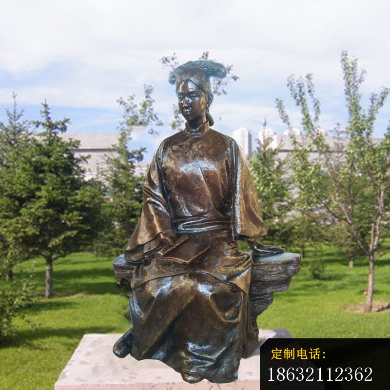 古代名人街景铜雕 (4)_800*800