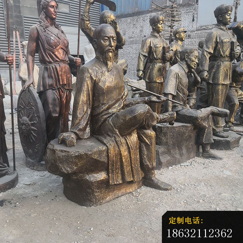 古代名人广场铜雕 (3)_800*800