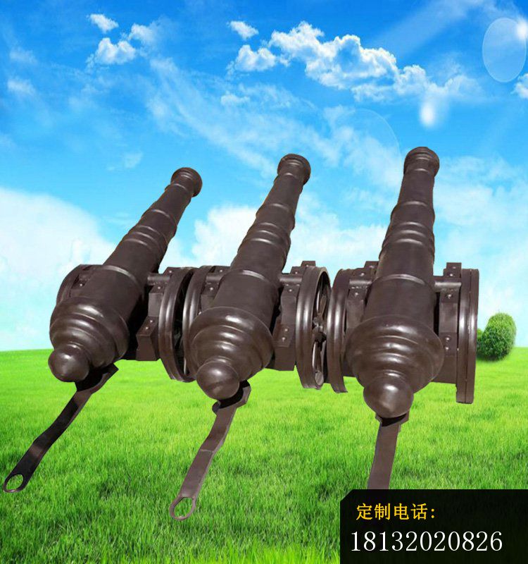 铜雕大炮  广场景观摆件 (1)_750*800