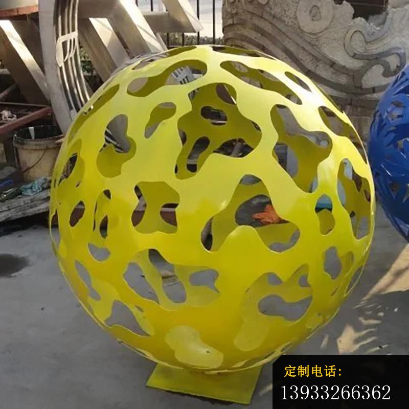 不锈钢花球镂空雕塑_800*800