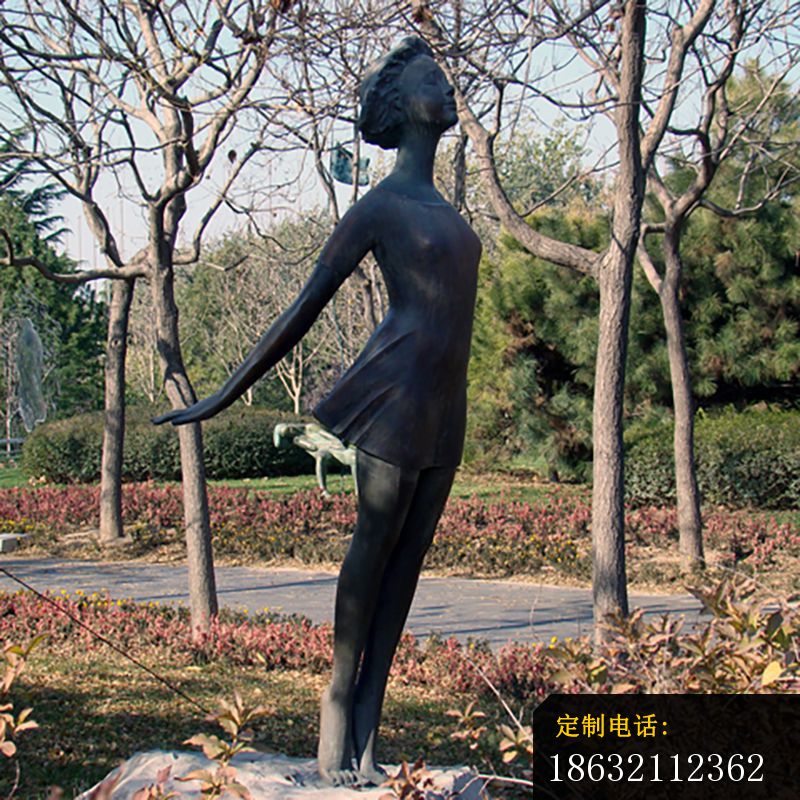 美女吹风铜雕_800*800