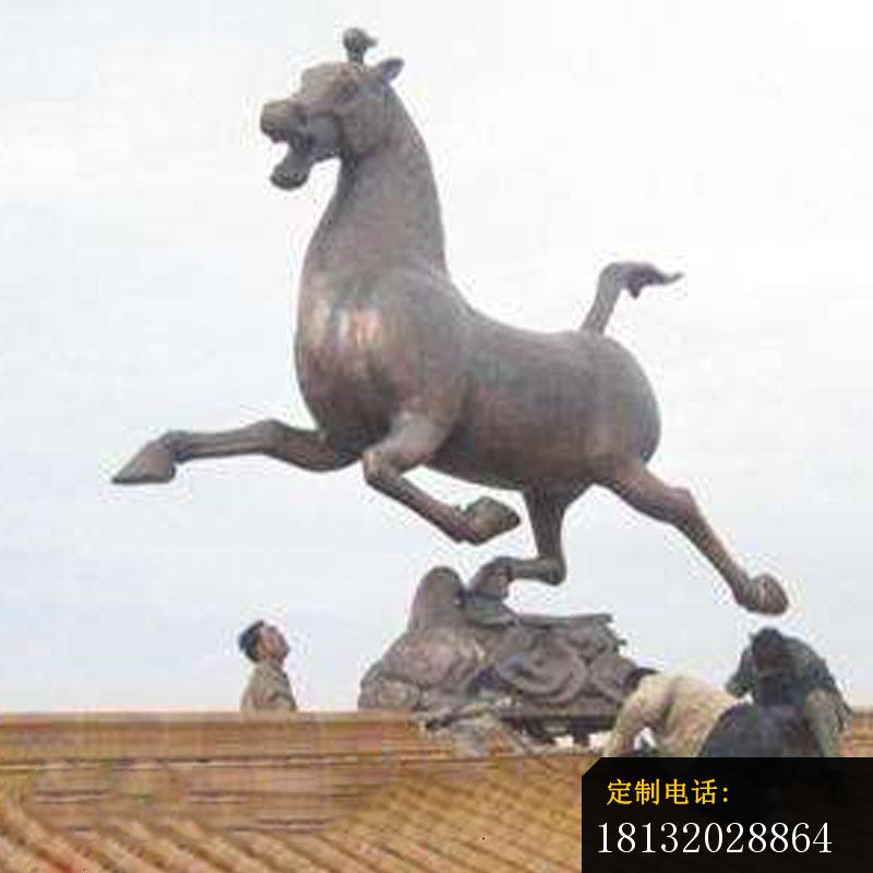 大型公园祥云铜雕马雕塑 (3)_800*800