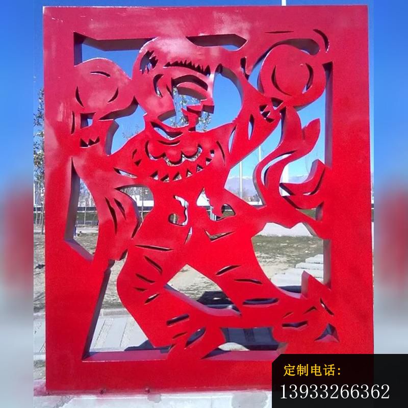 公园景观不锈钢剪纸雕塑_800*800