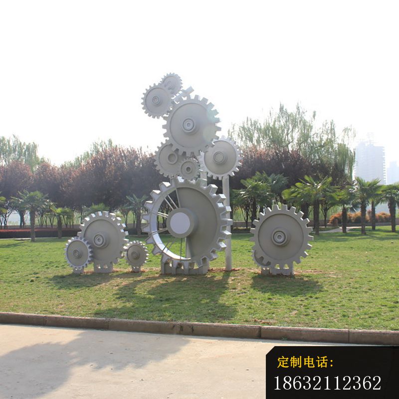 不锈钢齿轮雕塑 (1)_800*800