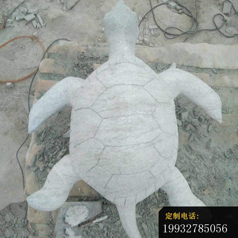 大理石海龟雕塑，公园景观石雕_800*800