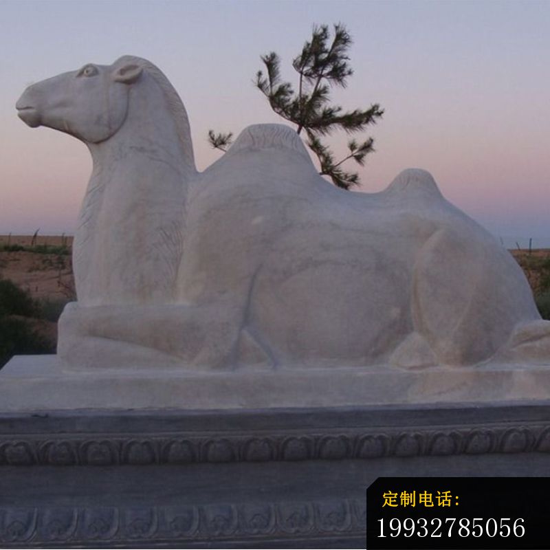 卧着的骆驼雕塑，石雕动物_800*800