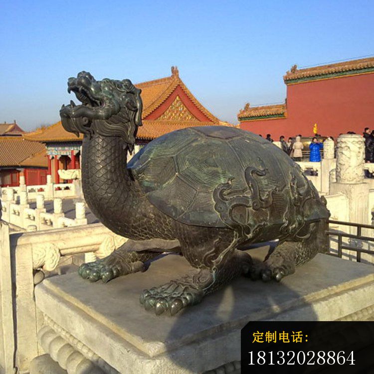 铜雕北京故宫龙龟雕塑摆件_750*750