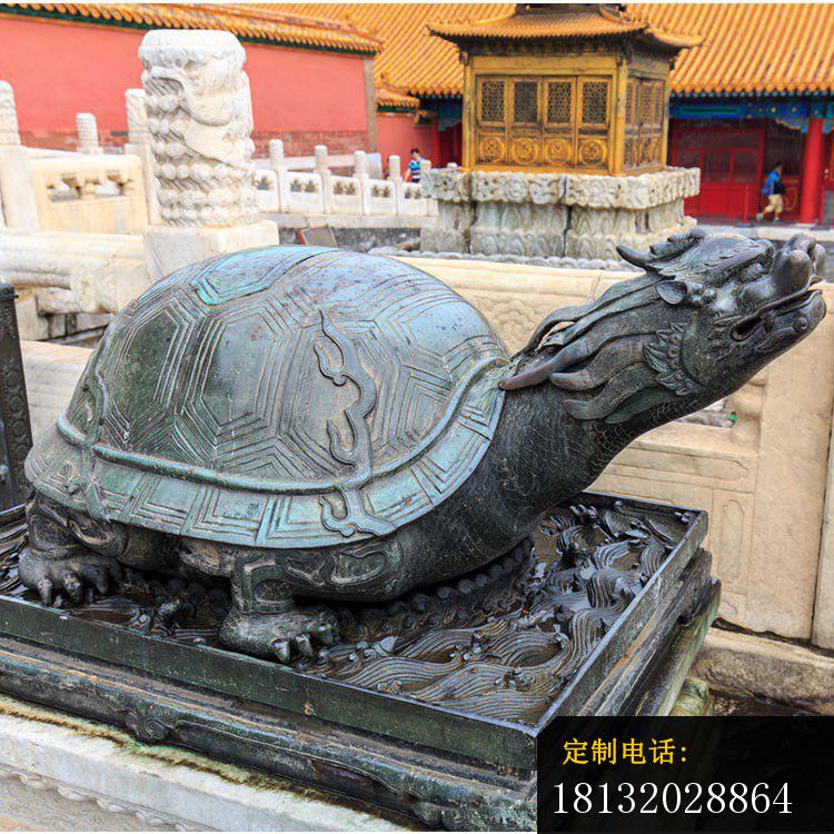 铜雕北京故宫龙龟景观雕塑_750*750