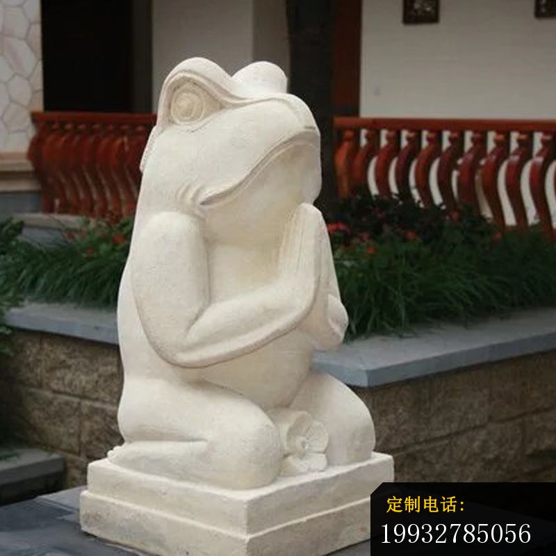青蛙石雕，公园动物石雕_800*800