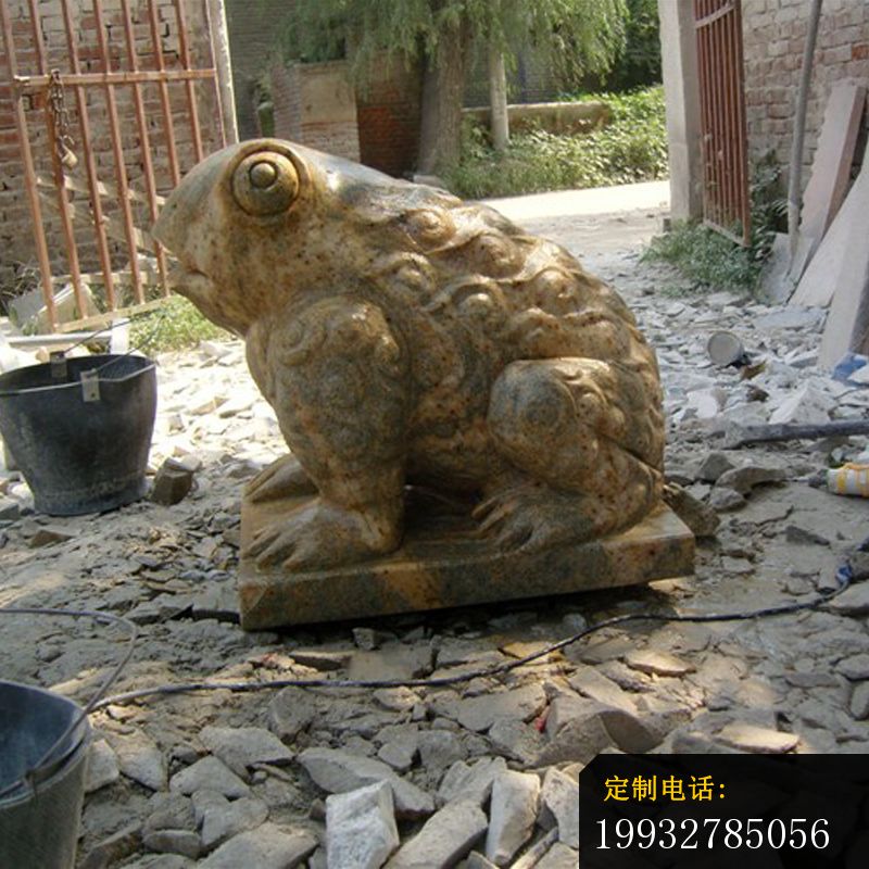 青蛙石雕，招财青蛙雕塑 (1)_800*800