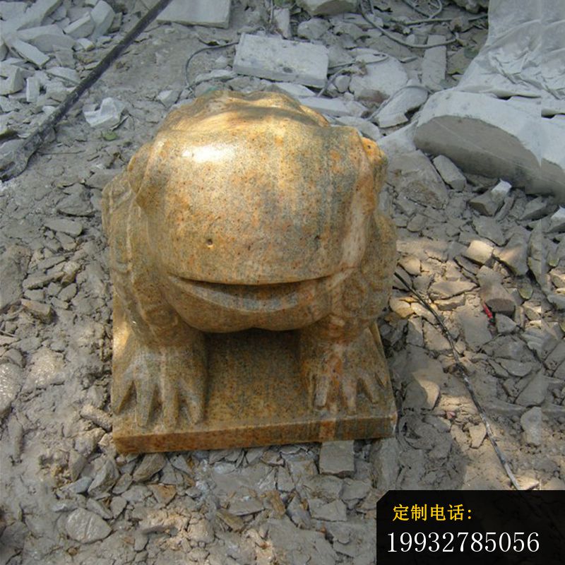 青蛙石雕，招财青蛙雕塑 (3)_800*800