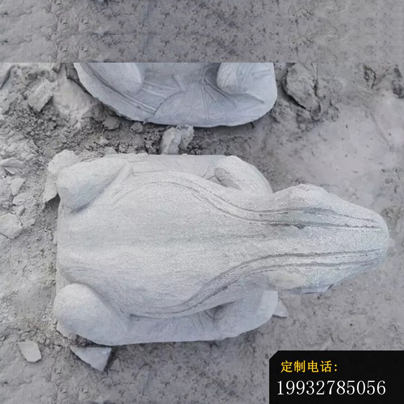石雕青蛙，大理石青蛙雕塑 (1)_800*800