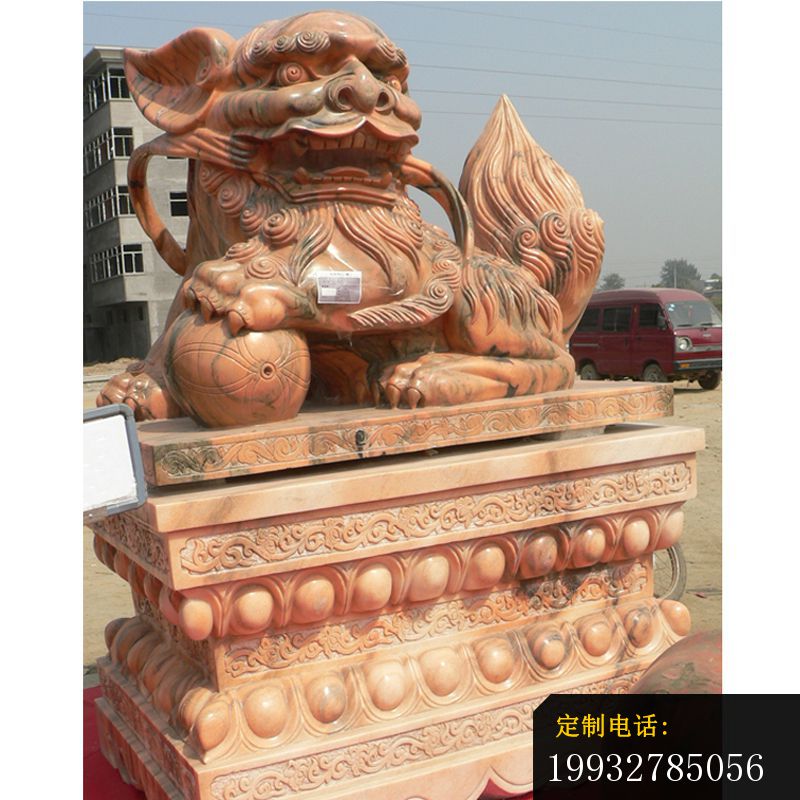 石头看门狮子，南方石雕狮子 (2)_800*800