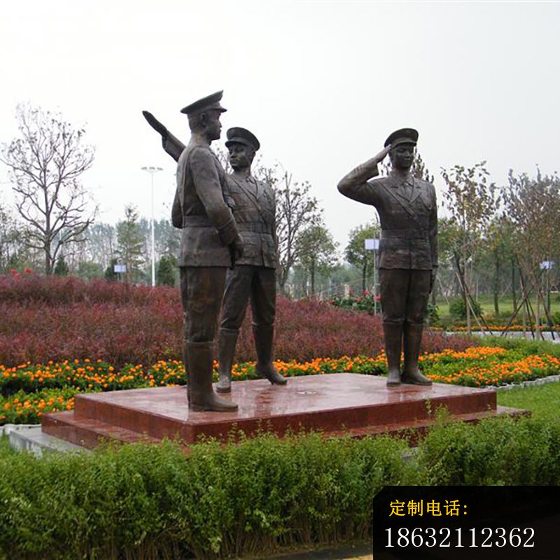 铜雕警察雕塑，铜雕警察_800*800