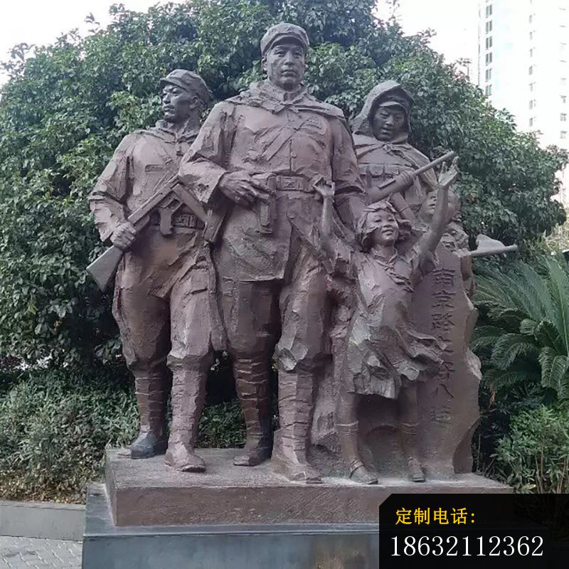 战士铜雕，广场人物铜雕_800*800