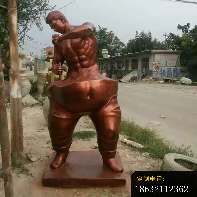 抽象人铜雕，广场人物铜雕_800*800