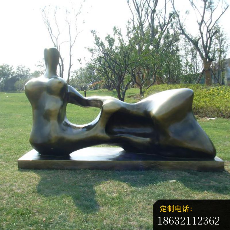 抽象人物铜雕，母爱铜雕，公园景观雕塑 (2)_800*800