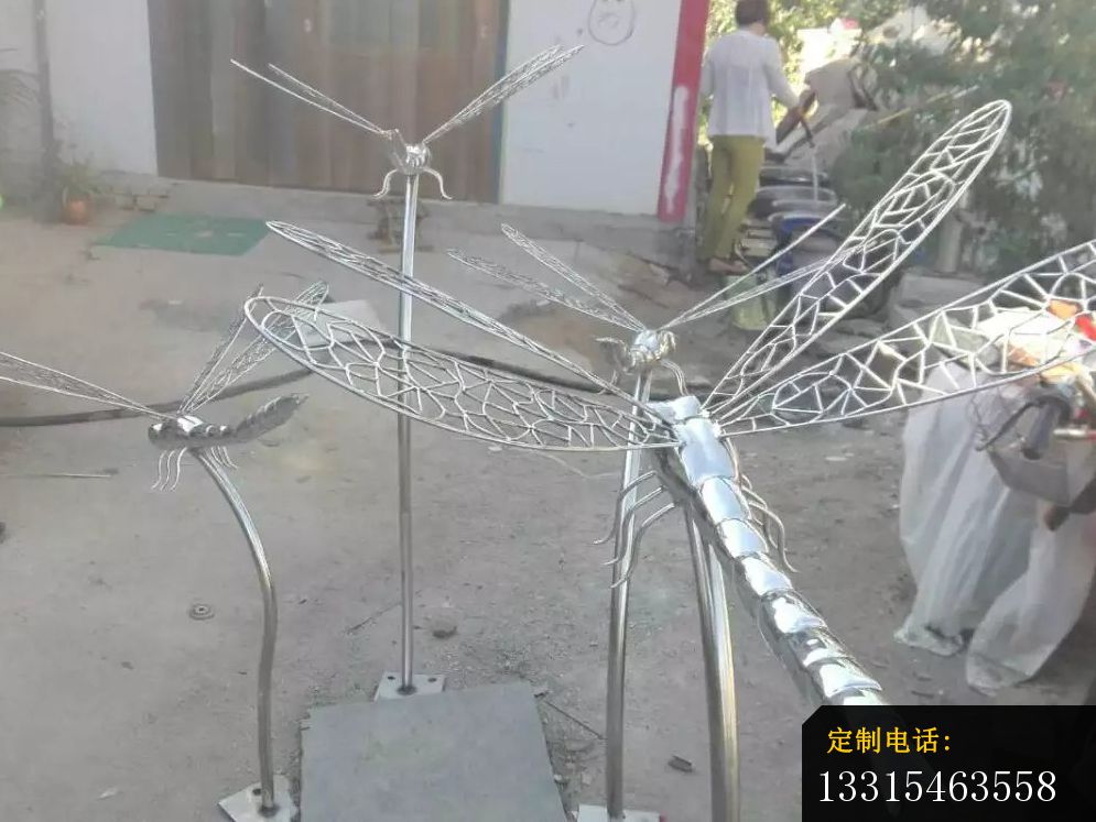 不锈蜻蜓雕塑，公园不锈钢雕塑 (4)_995*747