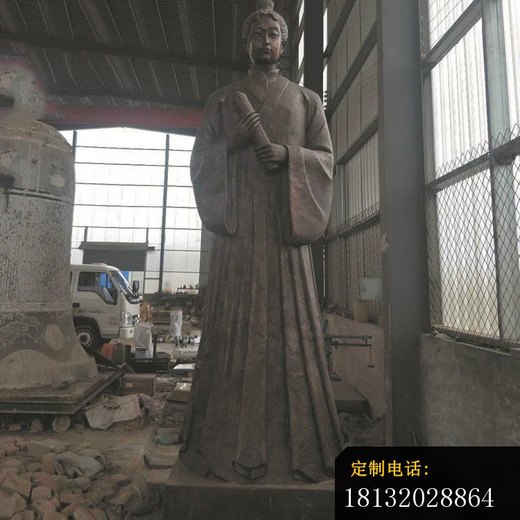 铜雕大型古达历史人物雕塑_750*750