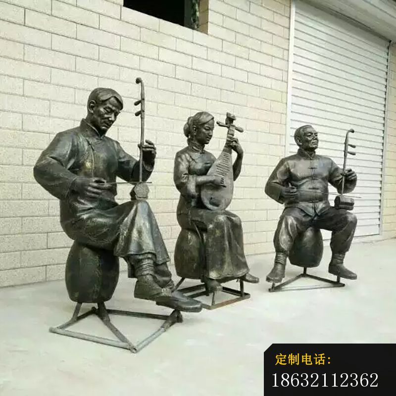 乐队演奏铜雕，公园人物铜雕 (5)_800*800