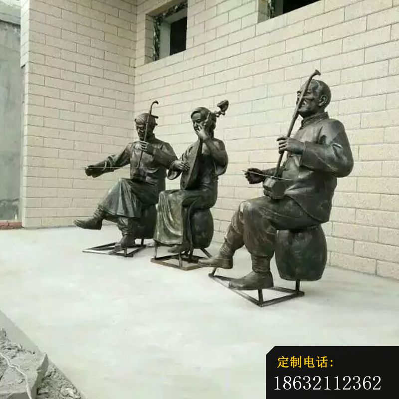 乐队演奏铜雕，公园人物铜雕 (6)_800*800