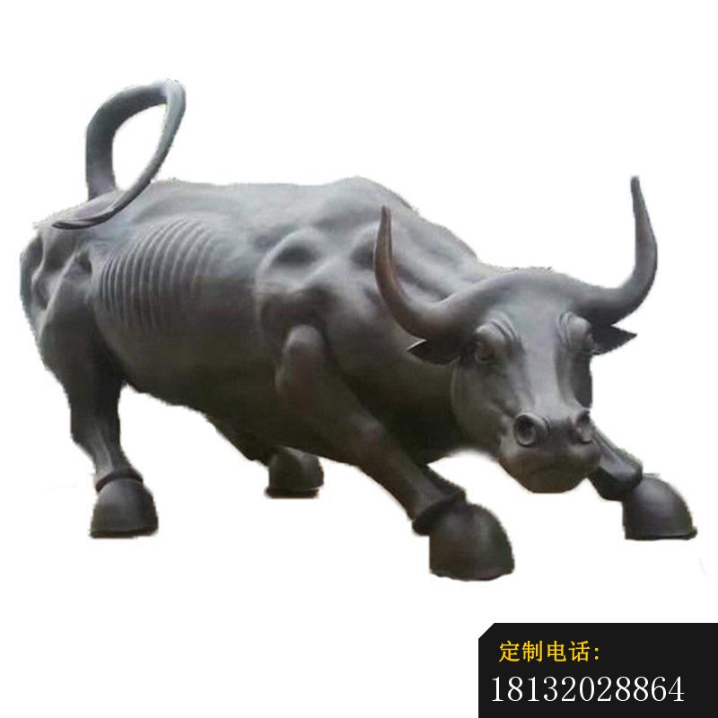 铜雕大型股市旺财牛雕塑摆件 (2)_800*800
