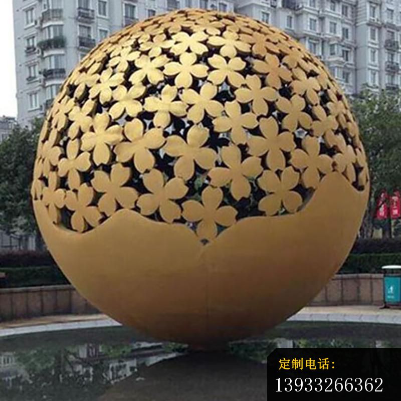 小区不锈钢镂空景观雕塑_800*800